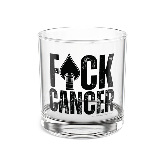 Fck Cancer 10oz. Whiskey Glass